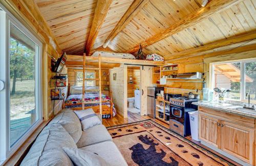 Trout Creek Apartment | Trout Creek Tiny House with Mtn Views and Fireplace