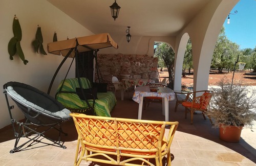 San Vito dei Normanni House | TRULLO ALESSANDRO and VILLA RAFFAELA (marine reserve of Torre Guaceto) 14p,4 bathrooms