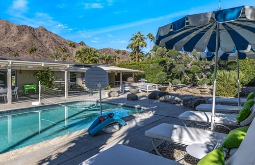 Vista Las Palmas House | Tuxedo Living in Palm Springs - Your Private Oasis: Pool, Spa & Fire Pit
