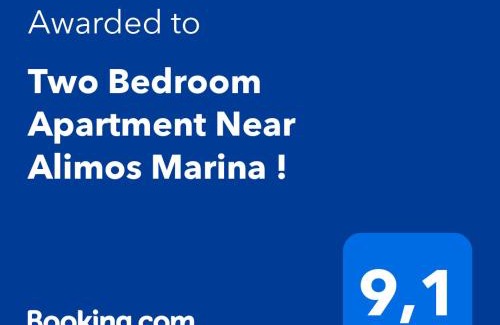 Alimos Apartment | Two Bedroom Apartment Near Alimos Marina !
