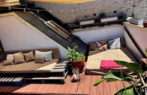 Nolita Apartment | Two Bedroom in a townhouse with a patio in Nolita