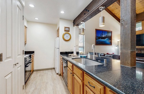 South Lake Tahoe Condo | Two bedroom Townhome w/ loft, private beach, pools, hot tub, sauna, resort fun!