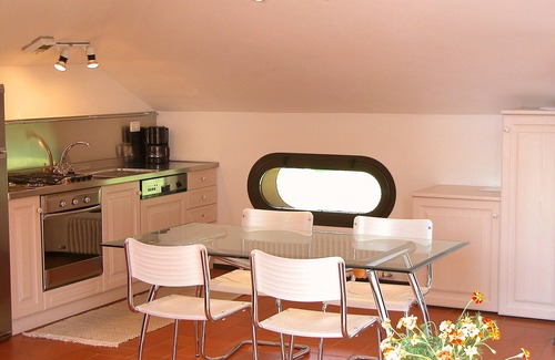 Domaso Apartment | two bedrooms apartment in a beachfront villa with garden and pool and use, wifi