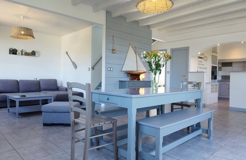 Trelevern House | Ty Gwenn - House sea view 3 bedrooms 🔑 800m port/beaches Pink Granite Coast