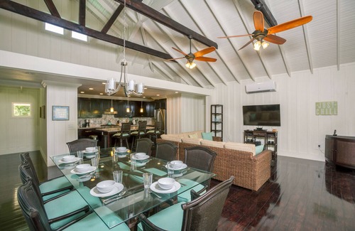 Gibson Bight House | Ultimate Beachfront home w/Pool, Paddleboards, Private Dock