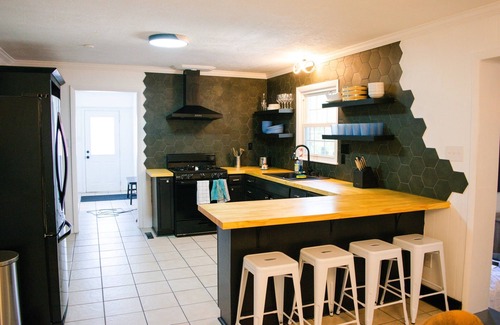 Terry Sanford House | Ultimate Family Getaway: Private Pool & Hot Tub, Game Rooms & Playground