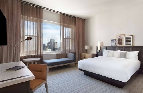 Theater District Hotel | Unbeatable Location! City View, Pet-friendly, Short Drive to Marshall Beach!