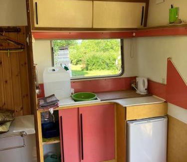 Les Cresnays Other | Unique 70s caravan, calm and relaxed