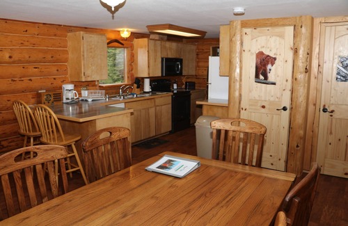 Anchor Point House | Unique Alaskan log home in trees & wild flowers on 14-acre private homestead.