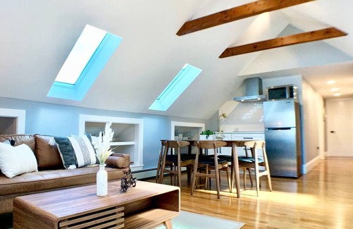 Arlington House | Unique Cathedral Ceiling Condo W/D, Parking