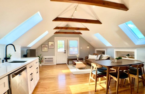 Arlington House | Unique Cathedral Ceiling Condo W/D, Parking