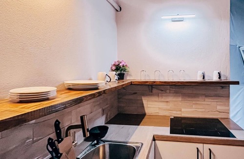 Calvigny Apartment | Unique Geodome Getaway – Private Hot Tub, nearby river and a Touch of Luxury