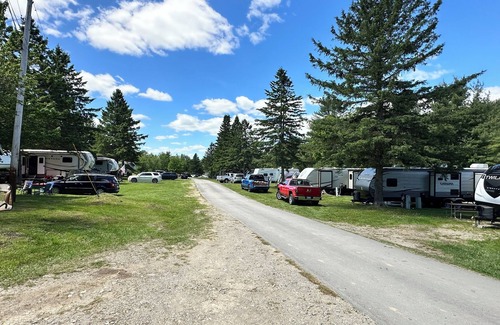 Hermon RV Rental | Unique Hexagon Cabin in Hermon, Maine!