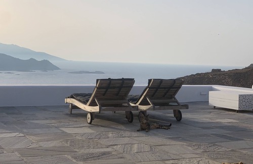 Ano Mera Villa | Unique private villa estate vj1+2 with amazing seaview and full privacy