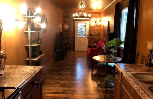 Palisades House | Unique Steampunk Tiny House Rental in Swan Valley, Idaho near Jackson Hole