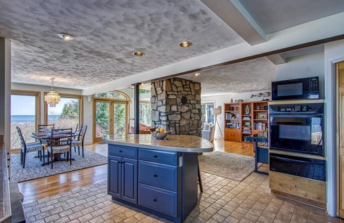 Prospect Harbor House | Unique style, local flare & open concept oceanside home near Schoodic Peninsula!