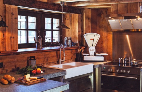 Champoluc Ski Chalet | Uniquely Located Old Stone And Wood House In Antique Mountain Village At 2083 M