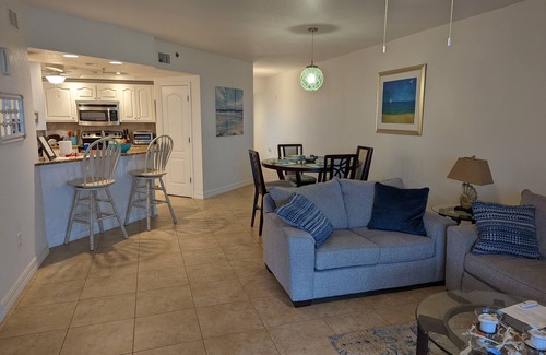 New Smyrna Beach Condo | Unit in coveted Oceanwalk complex steps from the ocean with partial ocean views