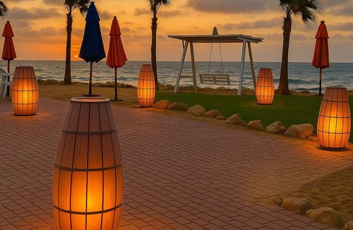 Port Said Ski Chalet | Unwind in style at Porto Said Chalets by the sea