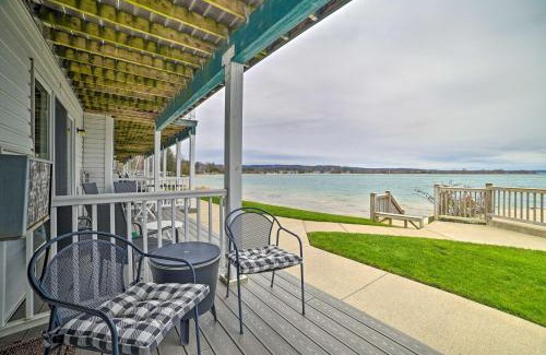 Onekama Apartment | Updated Onekama Resort Condo on Portage Lake!