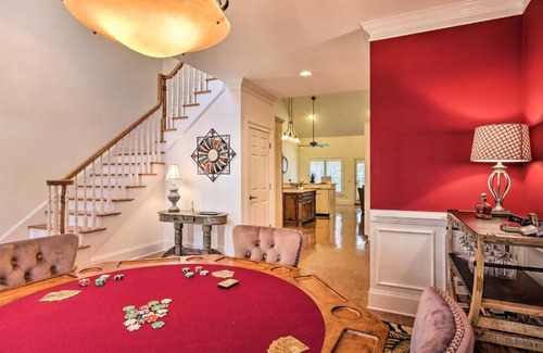 Aiken House | Upscale Home with Poker Room Less Than 1 Mi to Golf!