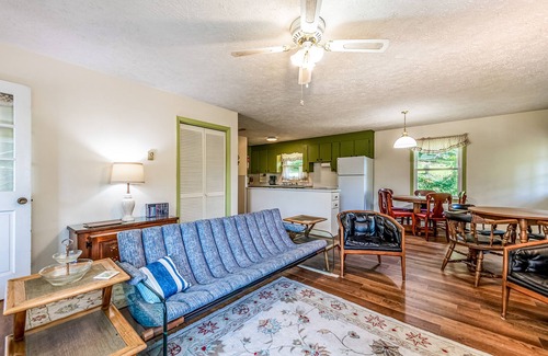 Lake Junaluska House | Upstairs, dog-friendly retreat with forest views, full kitchen, plus pool access