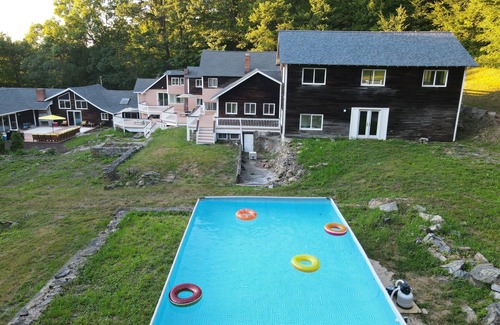 Brewster Villa | Upstate Historical Artist Villa w/firepit, pool and close to Candlewood Lake CT