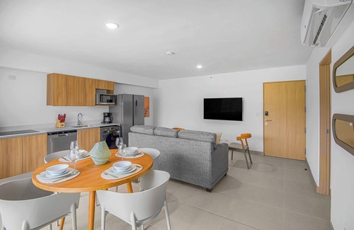 Barrio Santa Lucia Condo | Upstay - Stunning New Condo w Private Patio