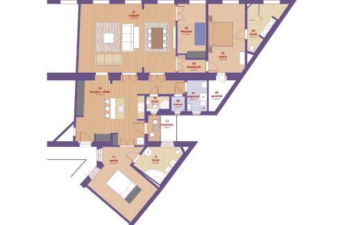 Belso-Ferencvaros Apartment | Urban Haven - 3 Beds, 3 Baths, Free Parking, Near Central Market