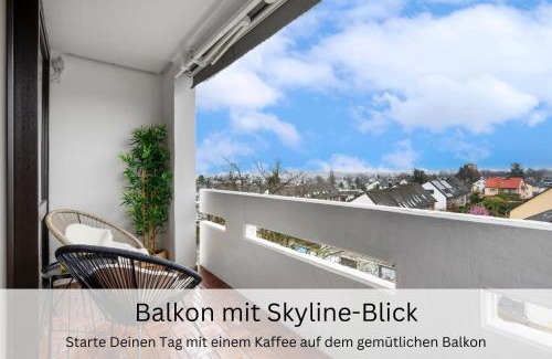 Dreieich Apartment | Urban Jungle Industríal Parkplatz Balkon Business