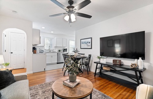Evansville House | Urban Oasis: A Charming Downtown Retreat with Game Room, Firepit and Yard Games