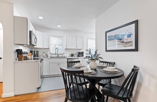 Evansville House | Urban Oasis: A Charming Downtown Retreat with Game Room, Firepit and Yard Games