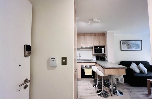 Downtown Santiago Apartment | Urban Yungay Santo Domingo | Home Office Laundry