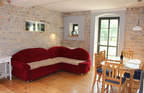 Seeburg Apartment | Vacation apartment Rollsdorfer Mühle - apartment, 1st floor, 1 bedroom, max. 2 adults + 2 children (up to 14 years)