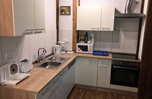 Leppersdorf Apartment | Vacation apartment with large family bed for 2 adults + 6 kids near Radeberg