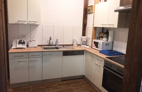 Leppersdorf Apartment | Vacation apartment with large family bed for 2 adults + 6 kids near Radeberg