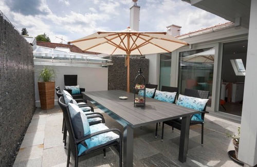 Fussen Old Town Apartment | Vacation apartment Wanner "Über d. Rooftops of Füssen" - Holiday apartment Hintere Gasse