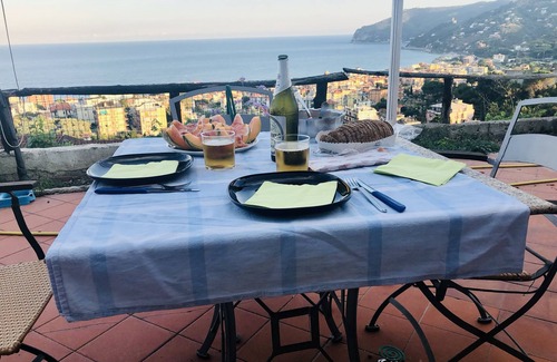 Spotorno House | Vacation Home "Casa Sancio" with Sea View & Private Terraces