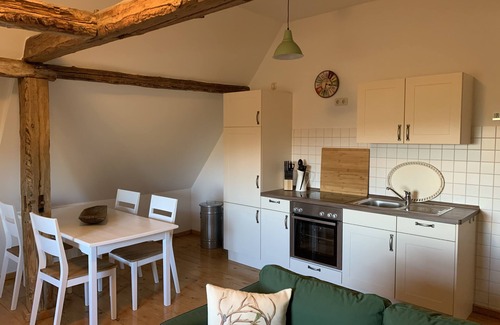 Kogel Apartment | Vacation under thatched - Forsthaus Kölzin near Zarrentin - Apartment Amor's Ruh