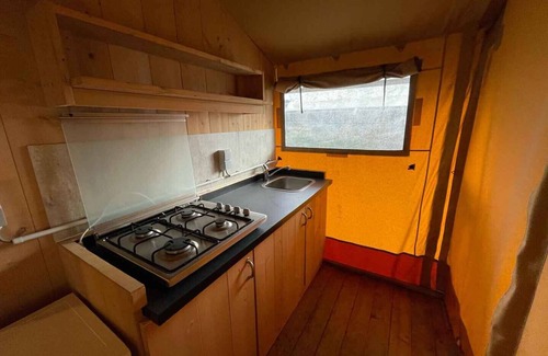 Jabbeke Ski Chalet | Vakantiepark Klein Strand - Glamping 4p