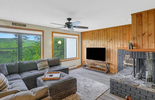 Thornton House | Valley Escape: Gorgeous Mountain Views! Near Loon & Waterville! Indoor Pool, Hot Tub, Gym, Arcade