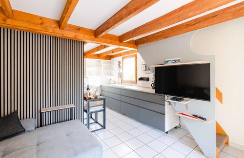 Foulquines House | VC28 One-room house with mezzanine in residence with collective swimming pool WIFI included