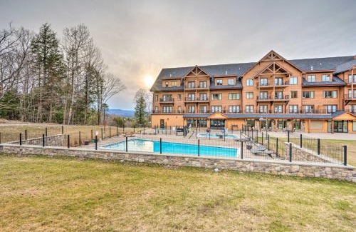 East Burke Apartment | Versatile Condo Balcony, Bike Trails On-Site