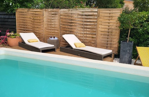 Les Cevennes House | Very quiet townhouse renovated garden pool