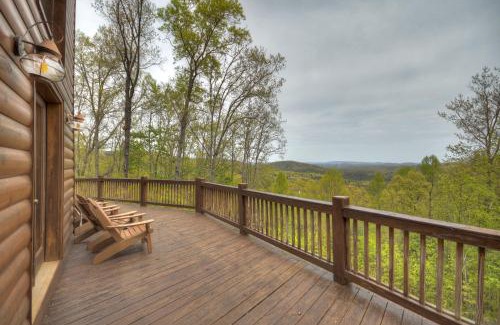 Raccoon Ridge House | View From The Top - Pet-Friendly Mountain View Blue Ridge Cabin - Stunning Views, Hot Tub, Shuffleboard, Foosball In The Aska Ad