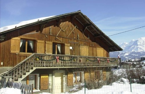 Cordon Apartment | View not overlooked front of the chain of Mt BLANC ground floor with private terrace