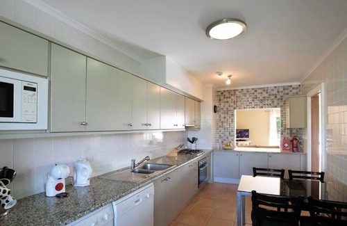 Quarteira Apartment | Vila Sol: Nice apartment with large south-facing terrace and view of own park