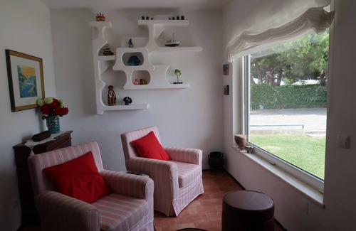 Areias de Sao Joao Villa | Villa 600 m from 2 beaches; 300 m nightlife; BBQ, internet, A/C