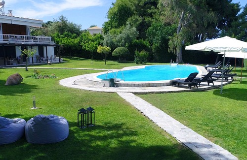 Molos-Agios Konstantinos Villa | Villa Agios - Stunning beachfront private villa, ideal for families
