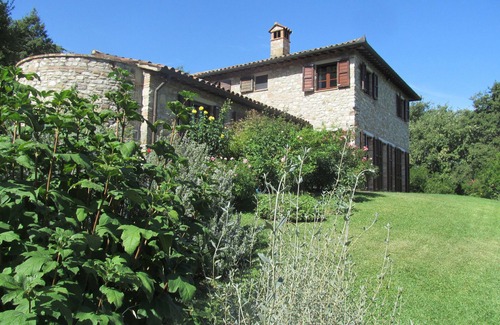 Acqua Loreto Villa | Villa Alle Querce, Large Farmhouse , stunning view of Todi and large pool